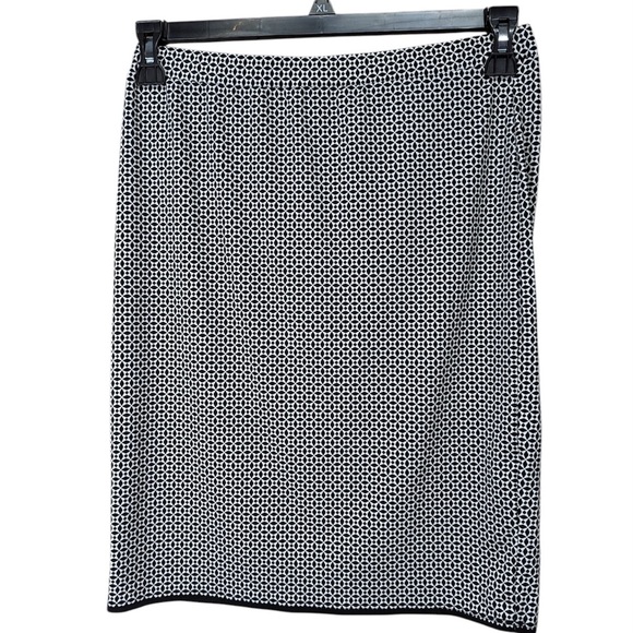 Max Studio black and white checkered midi pencil skirt size S EUC - Picture 1 of 6